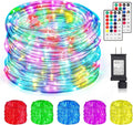 99FT Rope Lights Outdoor, 300 LED String Lights 16 Color Changing with Plug & Remote, IP68 Waterproof Twinkle Christmas Lights for Indoor Bedroom Patio Garden Party Holiday Decorations