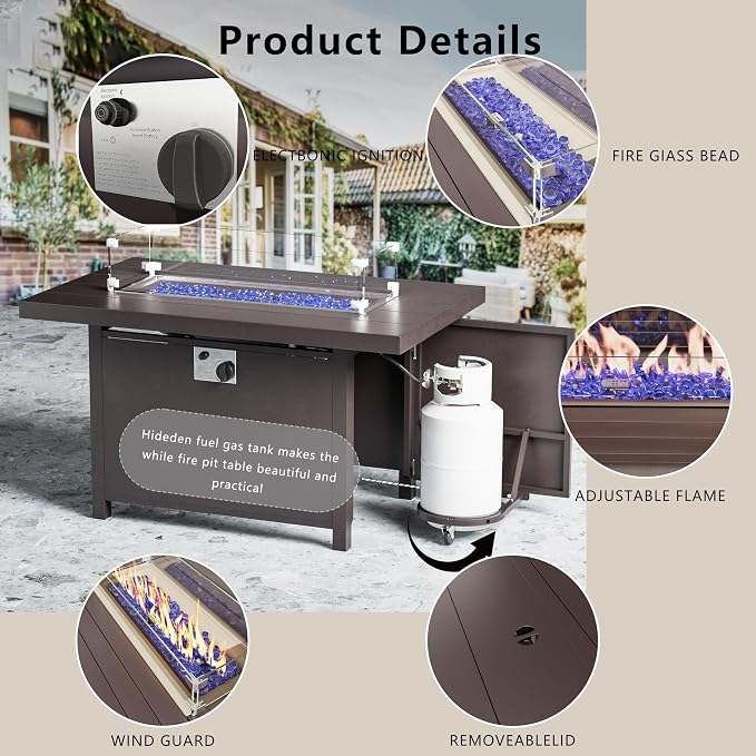 Outdoor Terrace Furniture Set, 15 Piece Outdoor Furniture Set, - Image 3