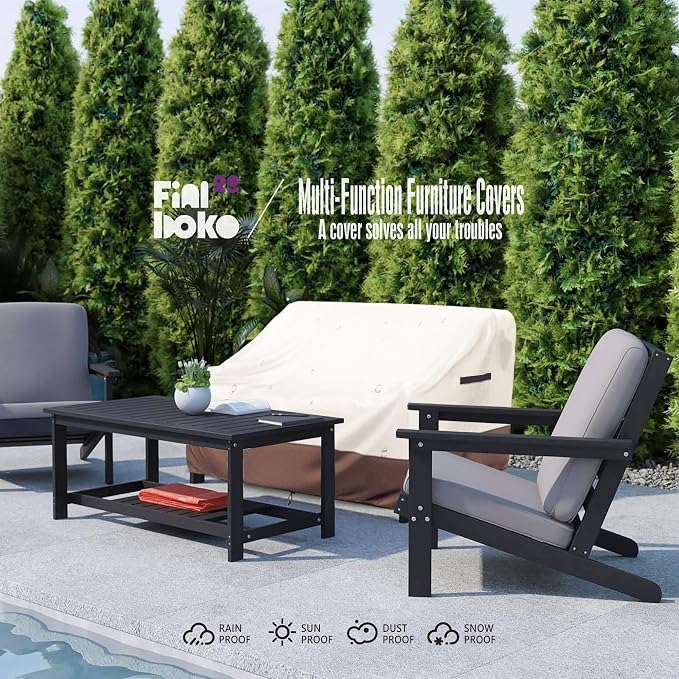 3-seater Outdoor Couch Cover, 100% Waterproof Heavy Duty Patio Furniture Covers - Image 9