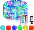 Nazuwke 49Ft LED Rope Lights for Outside, String Lights with Remotes | Waterproof 18 Colors 150 LEDs Colored Fairy Rope Lighting Outdoor Plug in for Bedroom Indoor Party Halloween Christmas