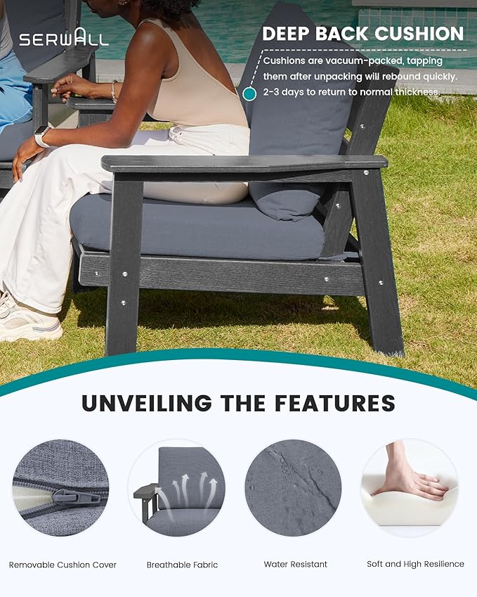 SERWALL Patio Furniture Set - Image 2