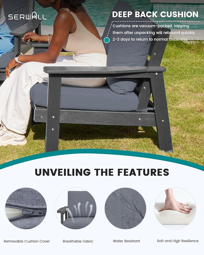 SERWALL Patio Furniture Set - Image 2
