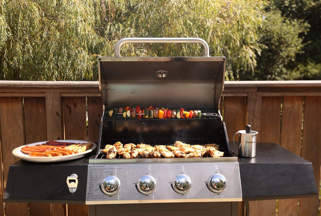 Cuisinart Sauce Pot and Basting Brush Set, 16 oz. Stainless Steel Grill Accessory with Silicone Basting Brush for Cooking & BBQ, Easy to Clean BBQ Accessories for Smoking and Grilling
