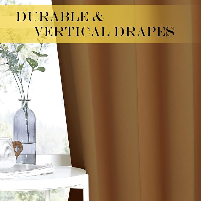 NICETOWN Blackout Curtains 120 inch Length - Image 4