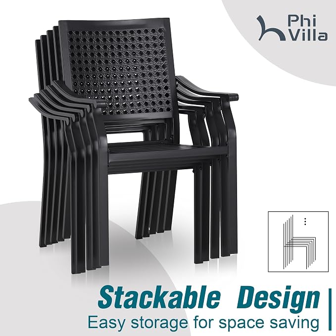 PHI VILLA 7 Pieces Outdoor Dining Set - Image 7