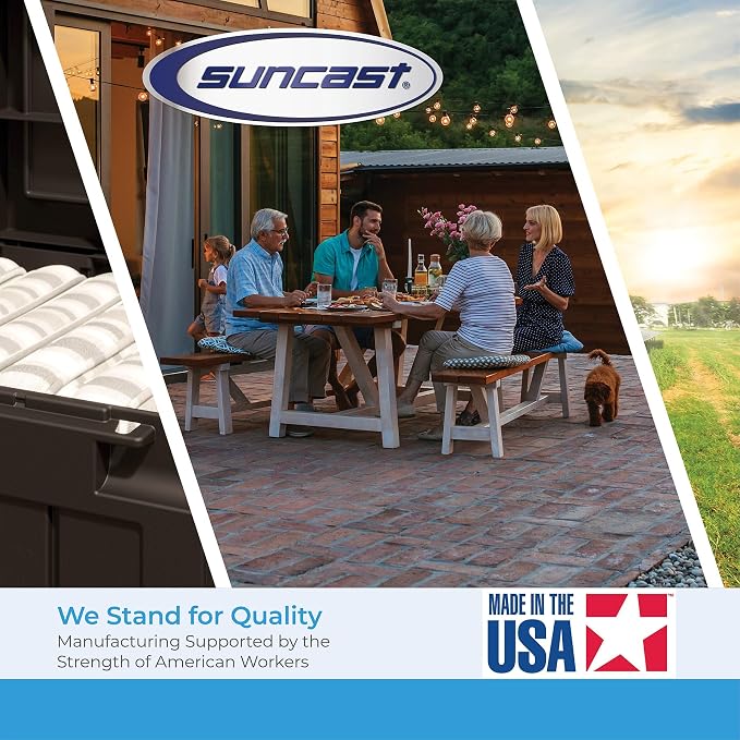 Suncast Outdoor Modern Resin Patio Bar Stools - Image 9