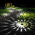 GIGALUMI Solar Lights Outdoor Waterproof Pathway Lights, 12 Pack Cold White | Solar Powered Landscape Lighting, Solar Garden Light for Decor, Patio, Garden, Yard, Pathways, Walkways