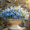 Dyale 24 Bundles Artificial Fake Plants Flowers for Outdoor,UV Resistant Spring Flowers Garden Décor No Fade Plastic Greenery Home Garden Porch Patio Decor Office