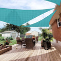 Patio Paradise 4' x 4' x 4' Sun Shade Sail Triangle Canopy Shade Cloth Fabric by Patio