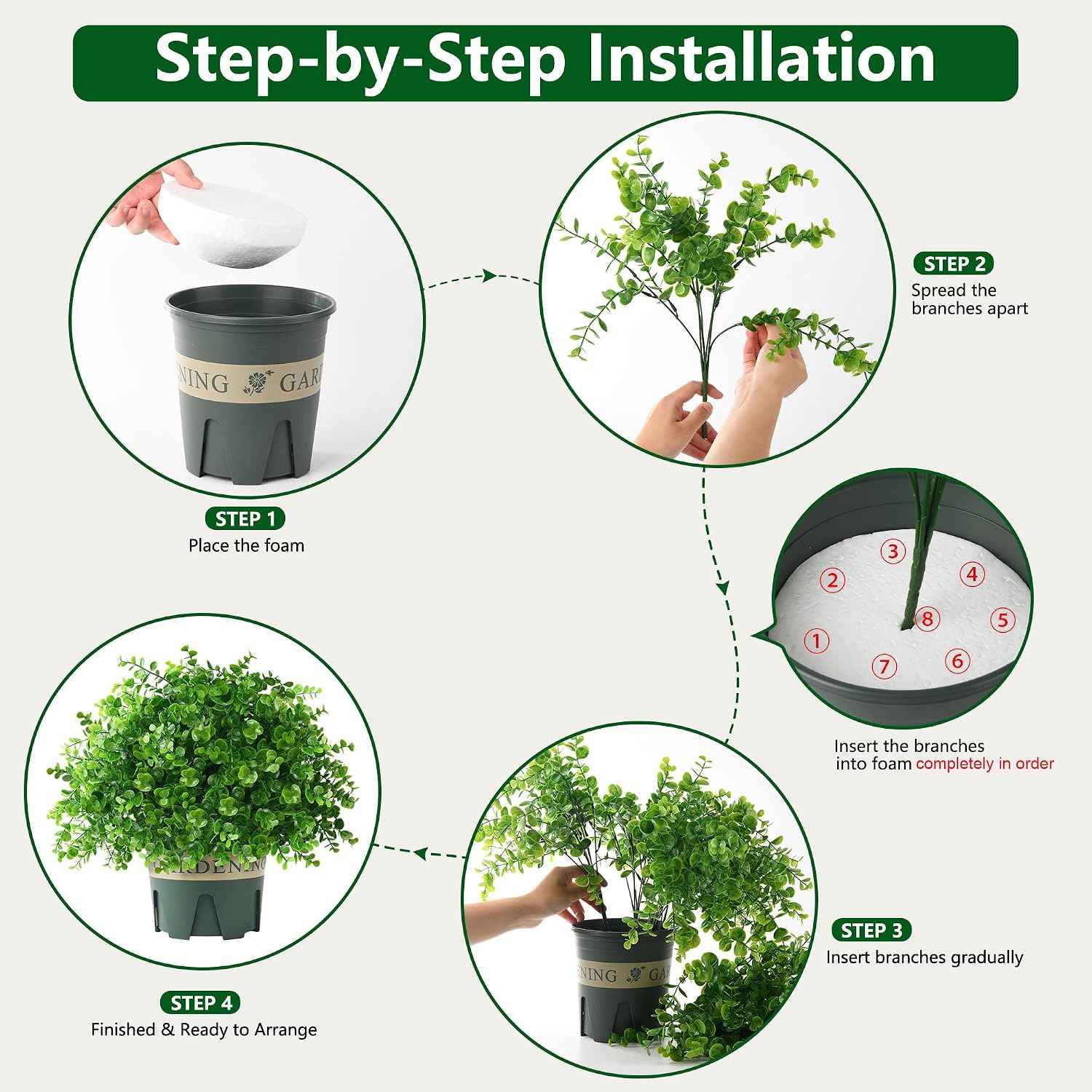2 Pack Artificial Boxwood Topiary Trees Fake Plants for Outdoor Front Porch | UV-Resistant, Faux Realistic Greenery Potted Bushes with Pots for Front Door, Porch, Farmhouse, Garden Decor