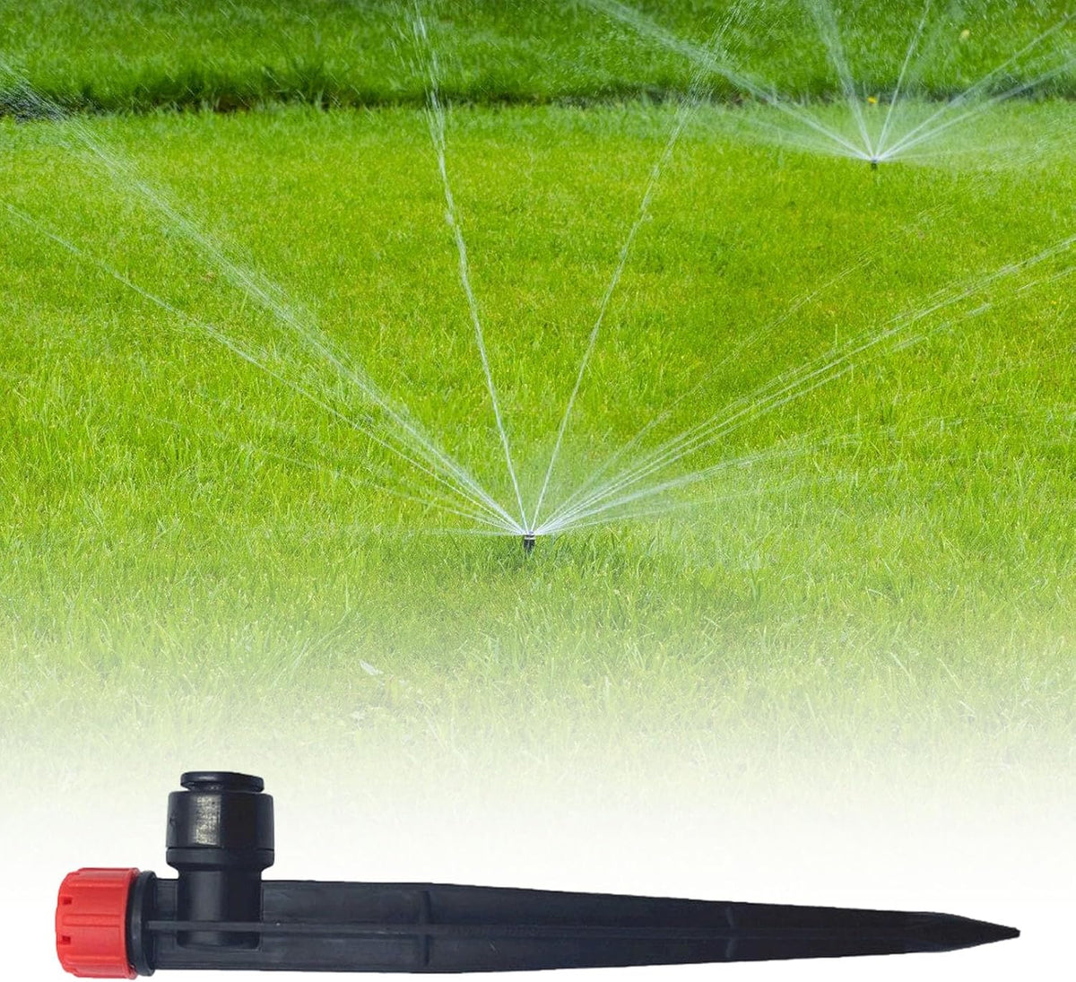 10Pcs 360 Degree Rotating Watering Irrigation Sprinkler Sprayer Connector Farm Greenhouse Garden Sprinkler Nozzle Gardening Irrigation