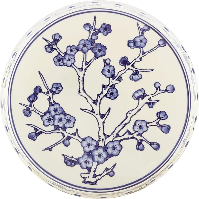 JONATHAN Y TBL1027A Lucky Coins 16" Chinese Ceramic Drum Indoor/Outdoor Garden - Image 9