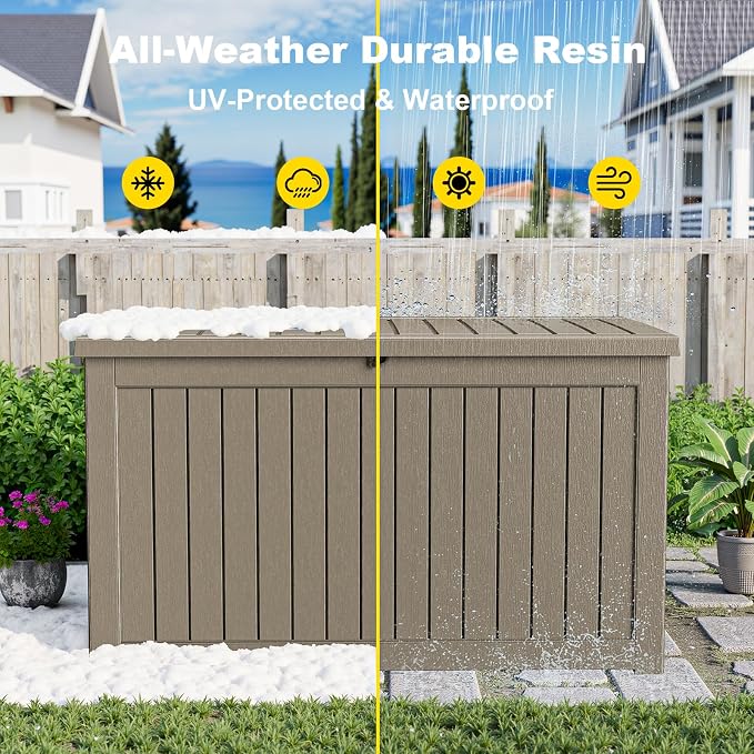 ROJIK Outdoor Storage Housing Deck Box - Image 7