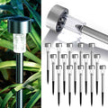 GIGALUMI 16 Pack Solar Lights Outdoor Waterproof,Stainless Steel LED Solar Garden Lights for Patio, Lawn, Yard and Landscape(Cold White) | Solar Pathway Lights, Solar Garden Lights for Patio, Lawn, Yard and Landscape LED (Cold White)