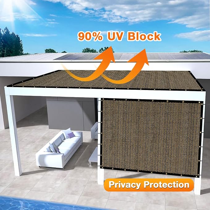 Artpuch Outdoor Pergola Shade Cover 17x24 FT Sun Shade Cloth - Image 3