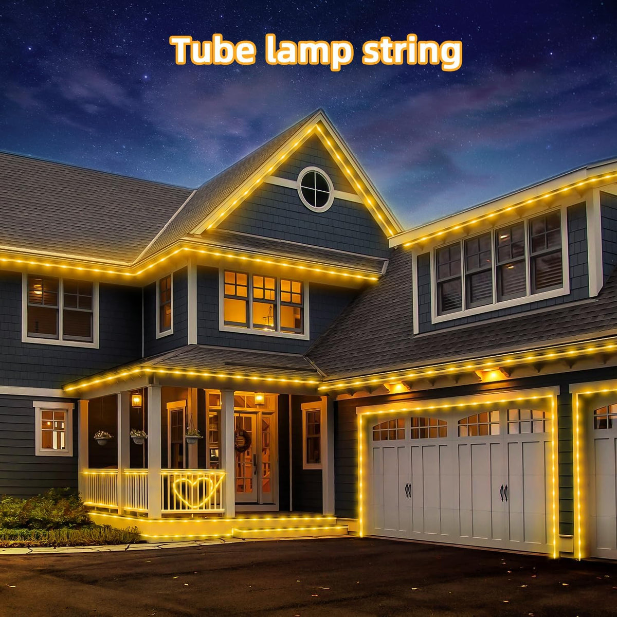 Solar String Lights Outdoor Waterproof – 120 LED 40ft Rope Lights with 8 Modes, Fairy Lights for Patio, Garden, Tree, Christmas, Wedding, Yard, Fence, Party, Indoor & Outdoor Decor（Warm White）