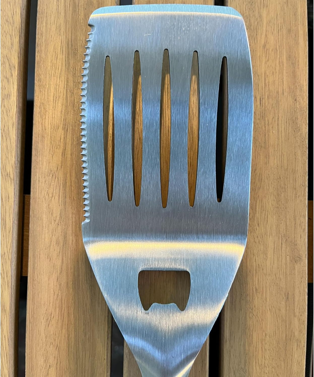 Pork Barrel BBQ Tool Set Grill Kit - Premium Stainless Steel BBQ Grill Accessories, Grilling Tools & BBQ Accessories for Outdoor Grill - Perfect BBQ Tools and Grilling Gifts for Men