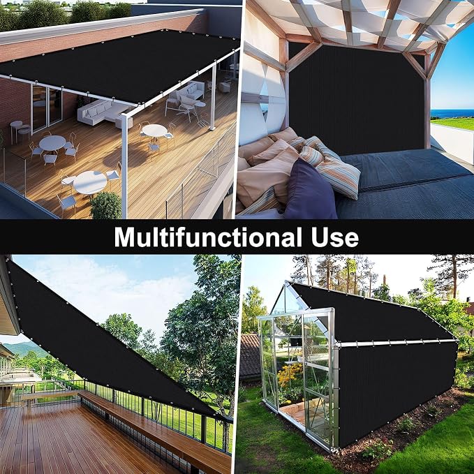 Artpuch 90% Sun Shade Cloth, 6 x 8 FT Pergola Shade Cover Canopy - Image 8