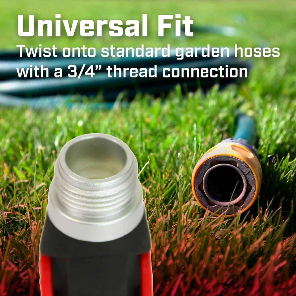 CHAPIN 6-9479: Deluxe 1-Way Shutoff Hose Connection, Fits Standard Garden Hoses, Metal and Plastic Construction with Shut-Off Valves, Leak-Free, High Volume Water Flow for Landscaping and Outdoor Use