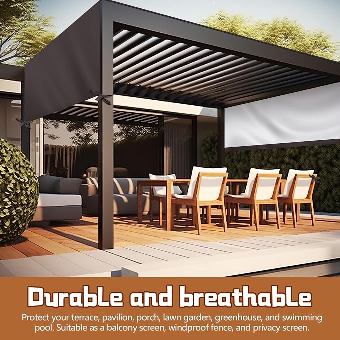 Universal Pergola Replacement Canopy Outdoor Canopy Shade Cover Waterproof - Image 6