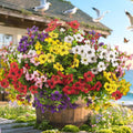 Grunyia 20 Bundles Artificial Flowers for Outdoors, UV Resistant Fake Plants Flowers Greenery Shrubs Plants for Decoration Outside Plants Hanging Planter Home Garden Decor
