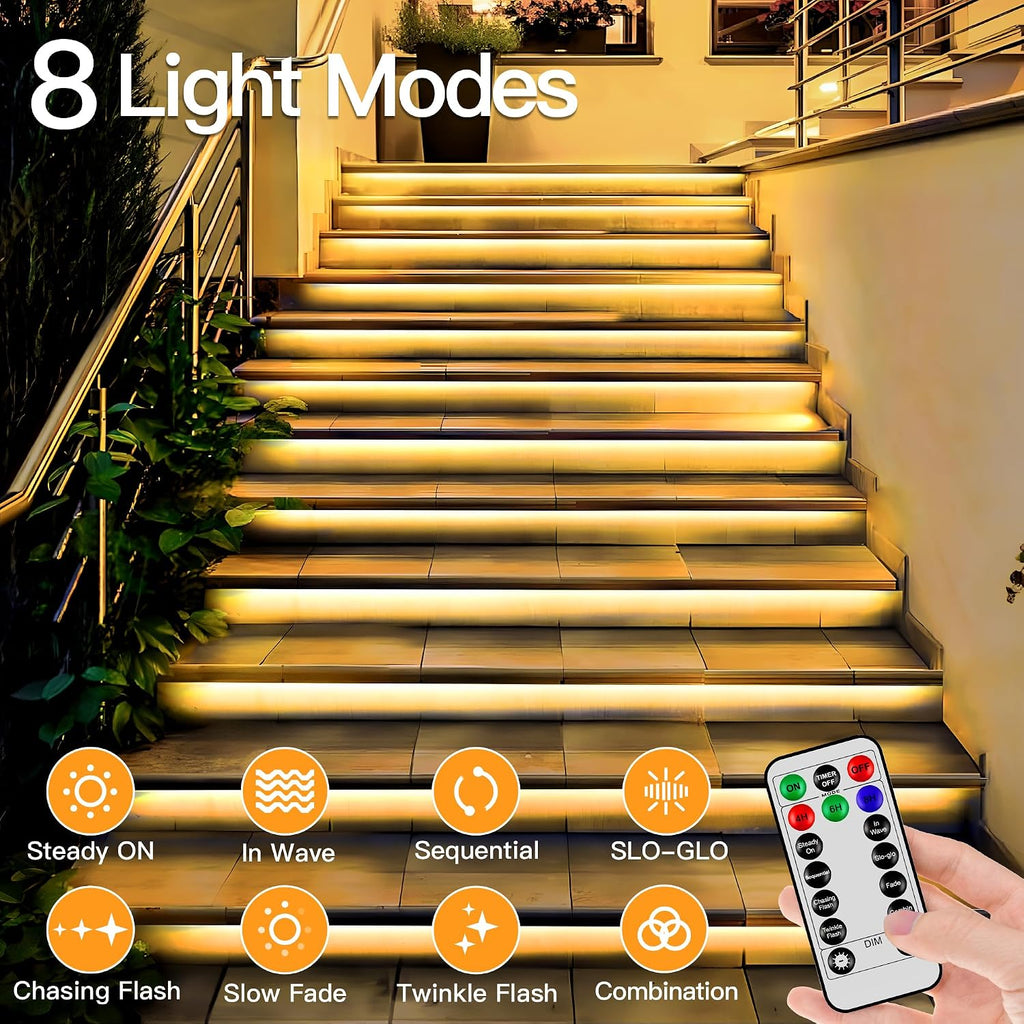 100ft LED Rope Lights Outdoor, 600 LED IP68 Waterproof String Lights with Plug & Remote, Rope Lights for Outside, Patio, Pool, Bedroom, Party, Indoor Decoration (Warm White)
