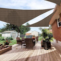 Patio Paradise 18' x 18' x 17'10" Sun Shade Sail Triangle Canopy, Permeable by Patio