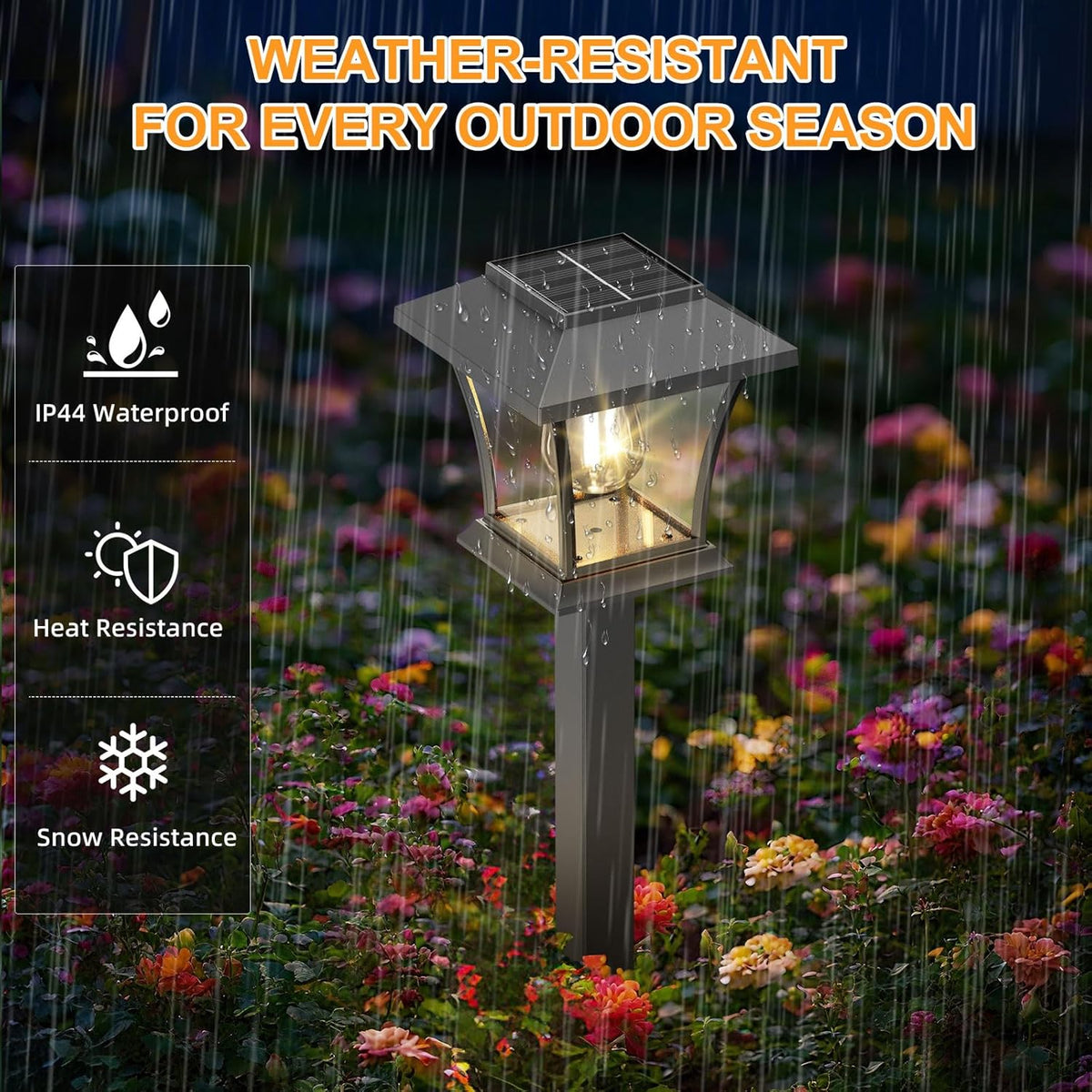 Sparkblaze 16 Pack Solar Pathway Lights Outdoor, Warm White | Ideal for Walkways, Gardens, Lawns, Driveways & Landscape Lighting, Automatic Dusk-to-Dawn Lighting