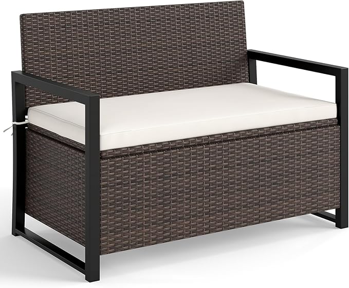 Tangkula 40 Gallon Outdoor Bench by TANGKULA