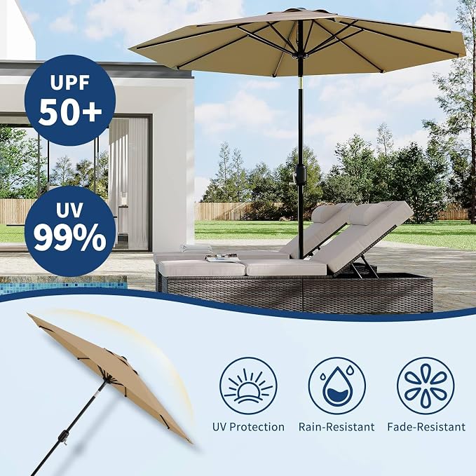 10 ft Patio Umbrella - Image 4