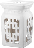 Safavieh Castle Gardens Collection Beijing Filigree Antique White Glazed