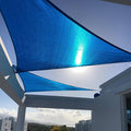 SUNNY GUARD Sun Shade Sail 20'x20'x20' Triangle Blue UV Block Sunshade by SUNNYGUARD