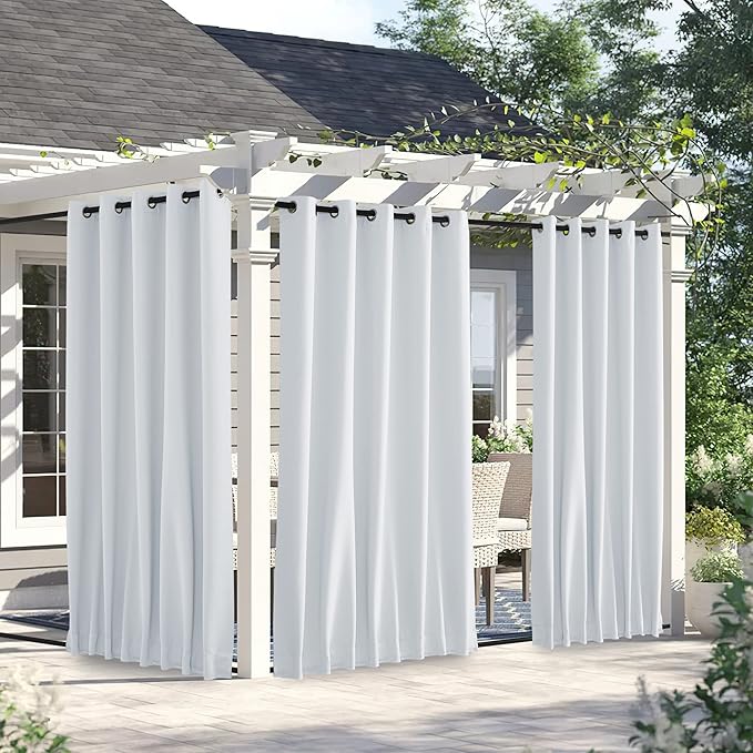 NICETOWN 2 Panels Outdoor Curtains by NICETOWN