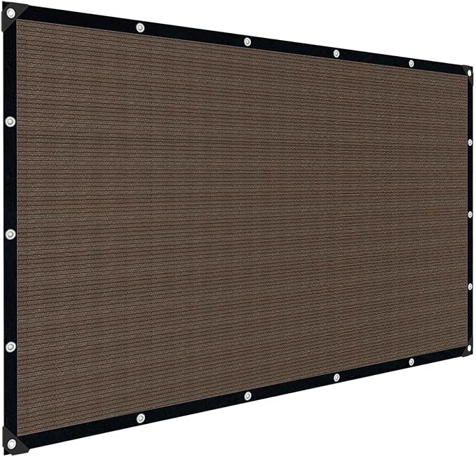 Sun Shade Cloth with Grommets, 90% UV Protection Shade Fabric, Pergola Shade by IMSGVIFO