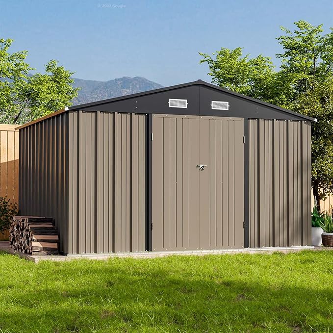 Patiowell 10 x 8 FT Outdoor Storage Shed - Image 2