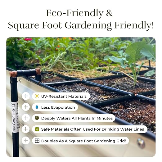 The Garden Grid | Pre-Assembled Garden Bed Watering System – Waters Every Plant - Image 5
