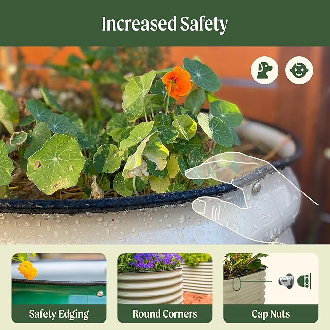 Vego garden 26" Extra Tall Raised Garden Bed Kits, 9 in 1 Modular Raised - Image 6