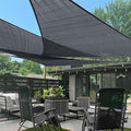 LOVE STORY Custom Size 6'x8'x10' Graphite Grey Sun Shade Sail Right Triangle by LOVESTORY