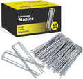 HongWay 420pcs 6 Inch Landscape Staples Galvanized Garden Stakes, 11 Gauge by HongWay