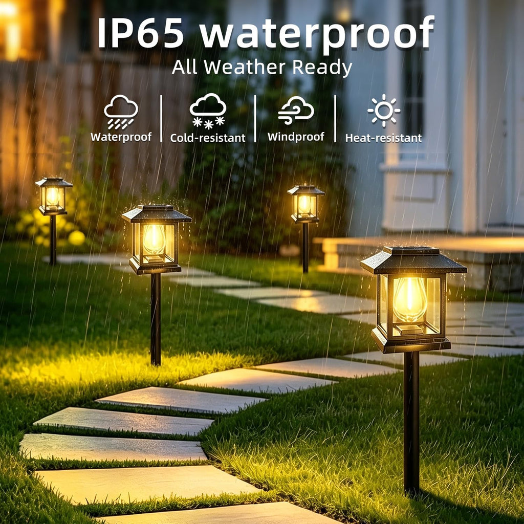 Solar Pathway Lights 14-Pack for Yard Walkways (14)