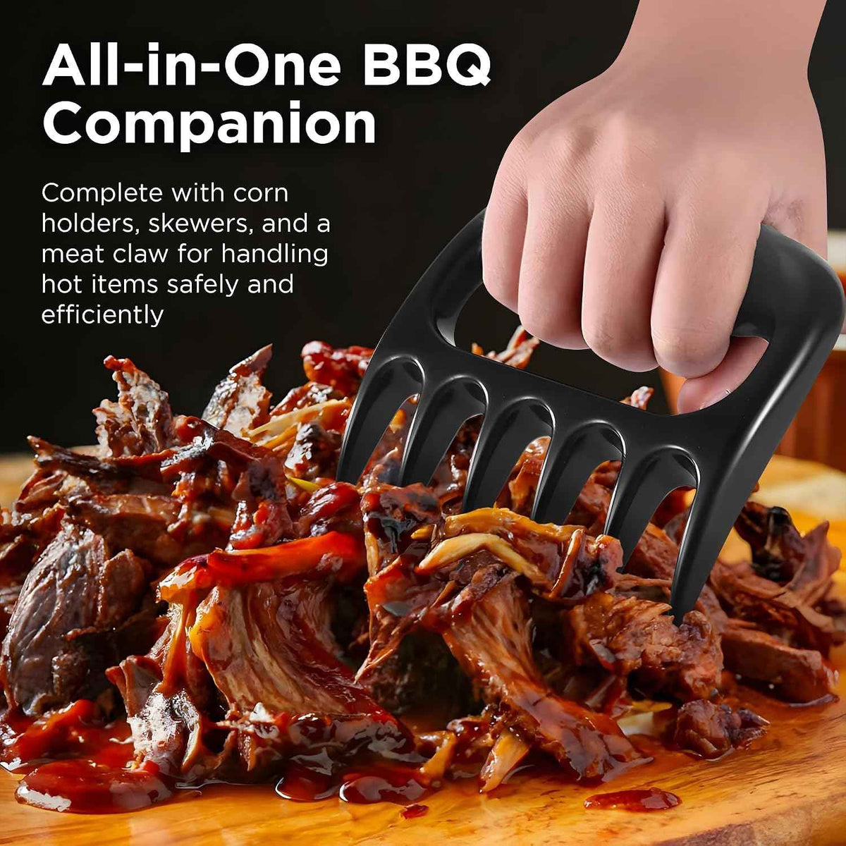 Kaluns 35PC BBQ Grill Tools Set – Heavy Duty Stainless Steel Grill Accessories Kit with Case, Meat Thermometer, Injector, Claws & Mats for Dad, Men