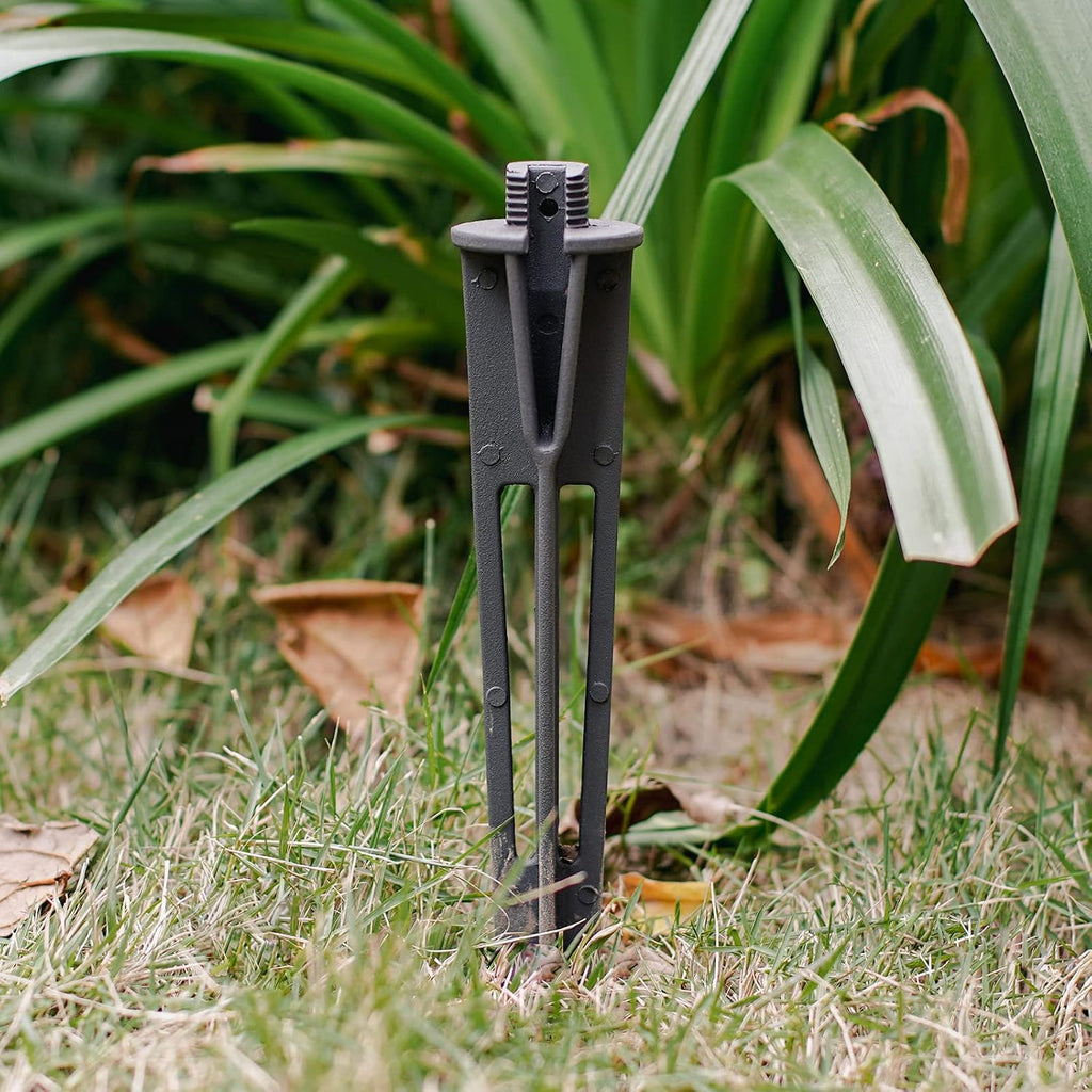 VENUS MANUFACTURING 6pcs 8.75” Landscape Lighting Metal Stakes 3/4 NPSM (0.77'' Thread Diameters) Path Light Replacement Ground Spikes Fit Malibu Outdoor Pathway Light & Spotlight/Floodlight Lights
