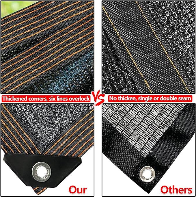 8 x 16 FT Shade Cloth 90% Sunblock Net - Image 5