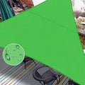 LOVE STORY Right Triangle 7'x9'x11.4' Waterproof Sun Shade Sail Canopy UV Block by LOVESTORY