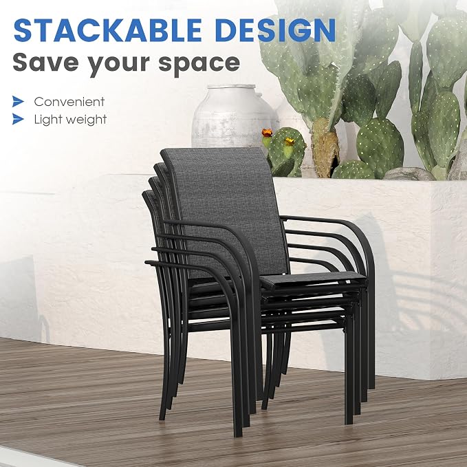 VICLLAX 7 Pieces Patio Dining Set - Image 5