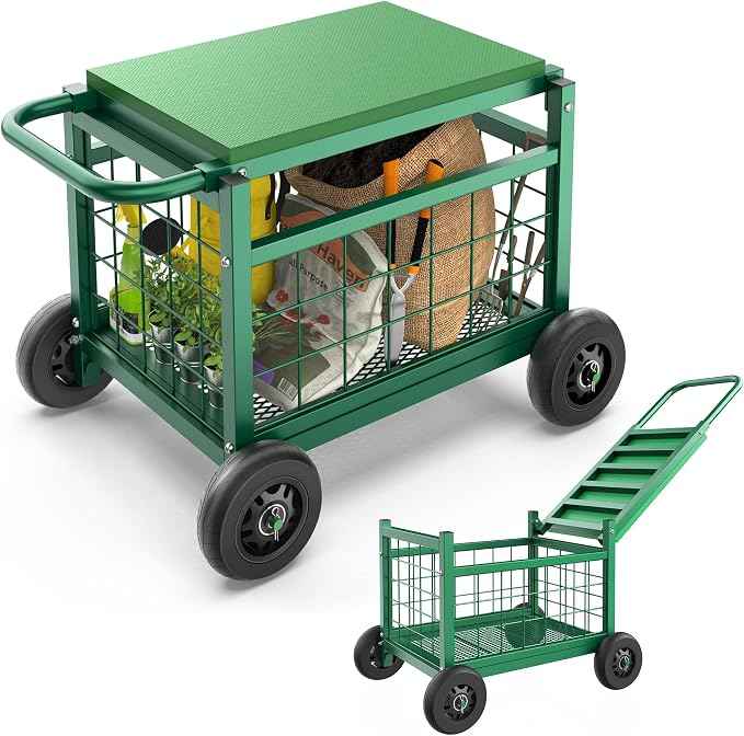 FLINTER Rolling Garden Work Seat