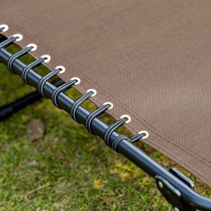 Outsunny Chaise Lounge Chair Outdoor, 5-Position Adjustable Sun Tanning Chair
