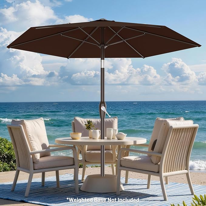AreShark 7.5FT Patio Umbrella Table Market Umbrella - Image 4