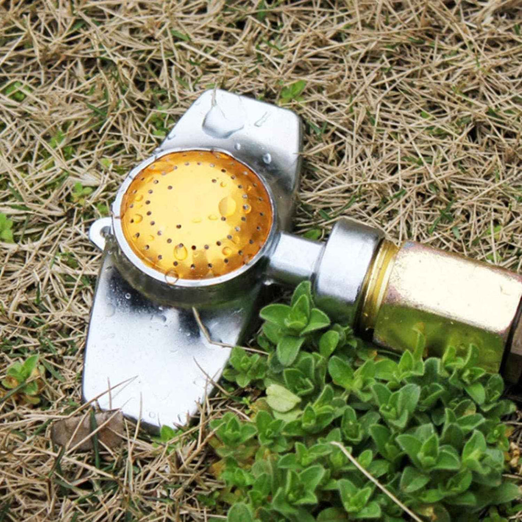 360 Degree Metal Spot Sprinkler,Small Sprinkler Garden for Small Areas | Lawn Sprinklers for Yard Circle Pattern with Gentle Water Flow Garden Watering (1, Yellow)