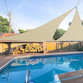 E&K Sunrise 22' x 22' x 22' Sun Shade Sail Triangle Canopy Shade Cover UV Block by EKSUNRISEINC